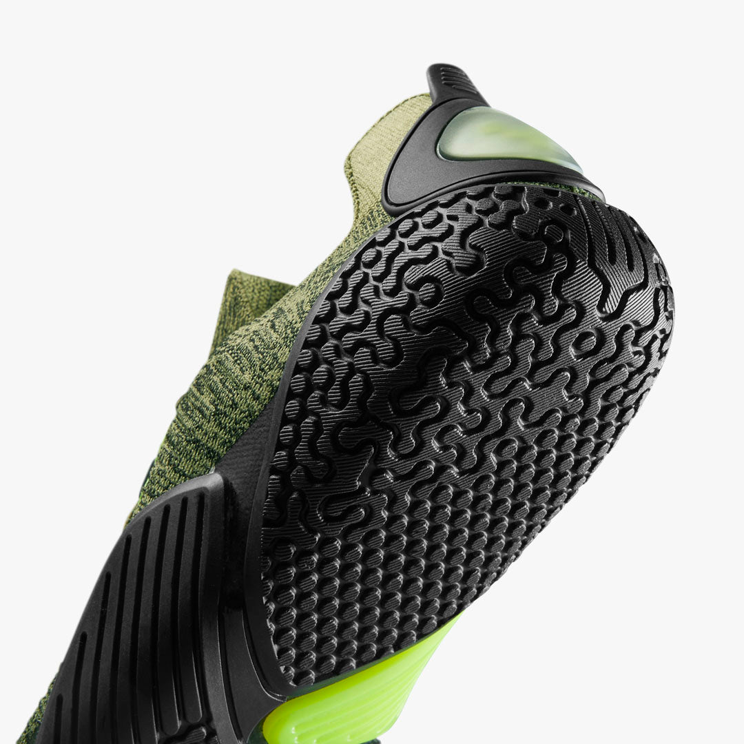 Vivobarefoot - Motus Flex - Forest Green / Acid Lime - Men's