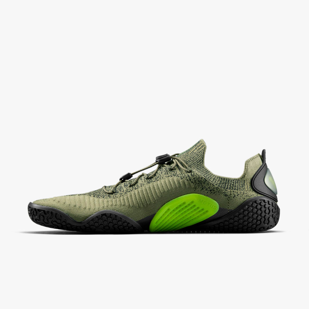 Vivobarefoot - Motus Flex - Forest Green / Acid Lime - Men's