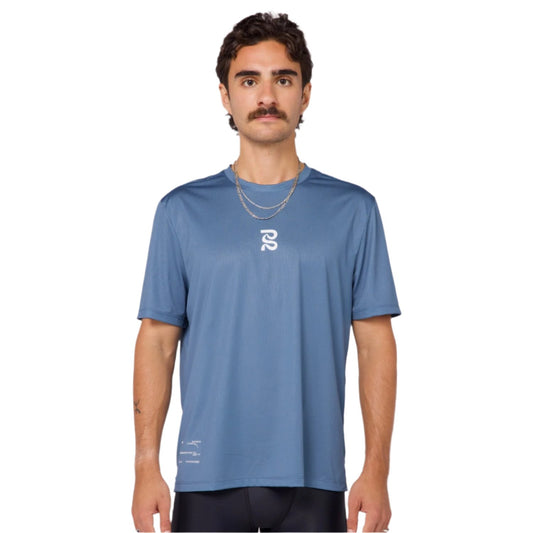 Bandit - Runner Grid Drift Tee - Steel Blue - Men's