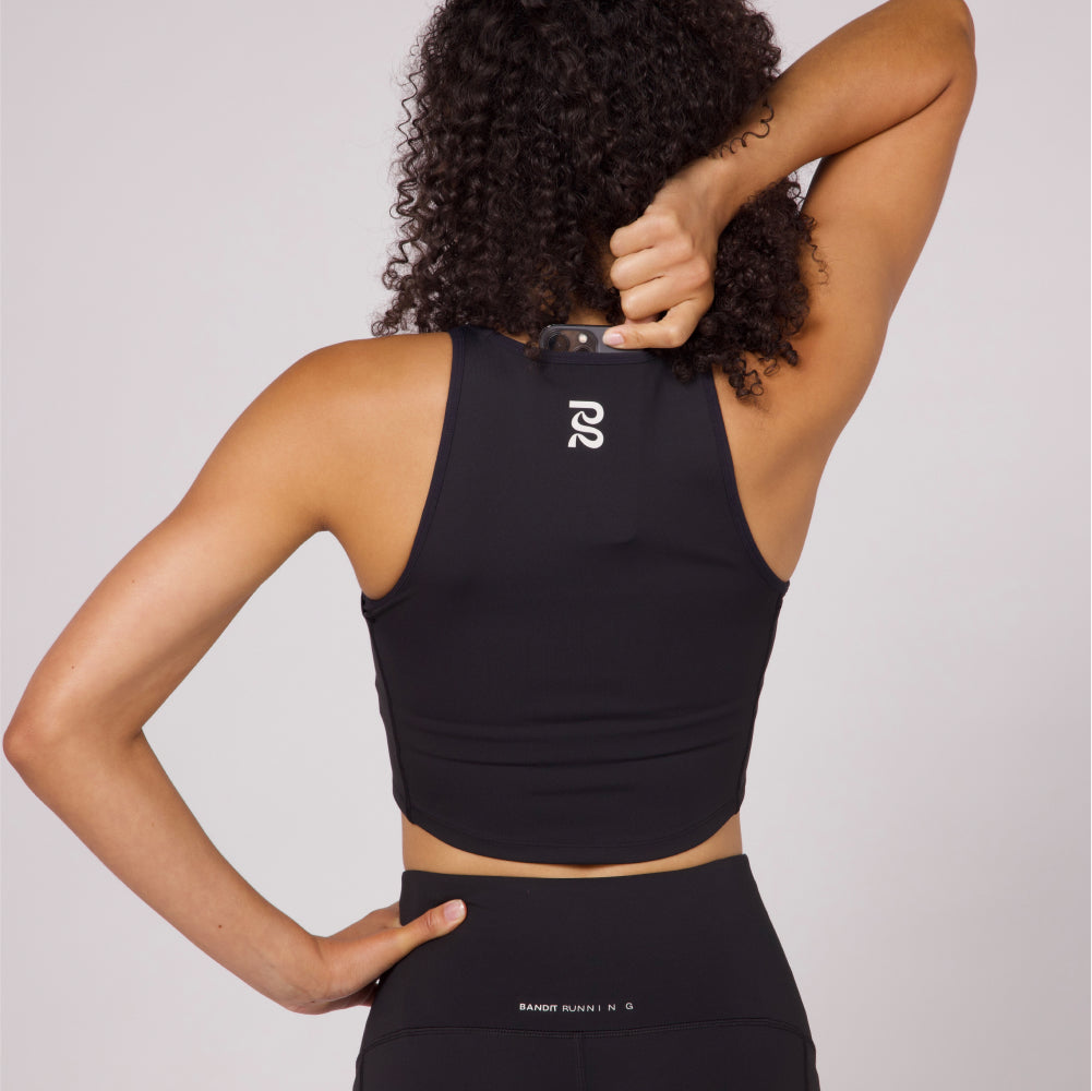 Bandit - Stamina Luna Race Crop - Black - Women's