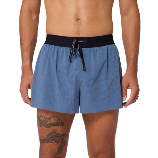 Bandit - Vento™ 3" Splitty Short - Steel Blue - Men's