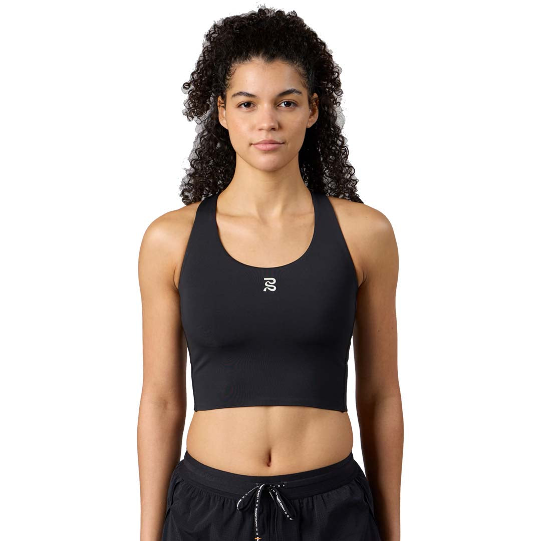 Bandit - Stamina™  Scoop Neck Race Crop - Black - Women's