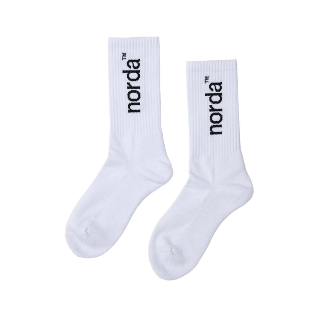 norda - Retro Socks - White