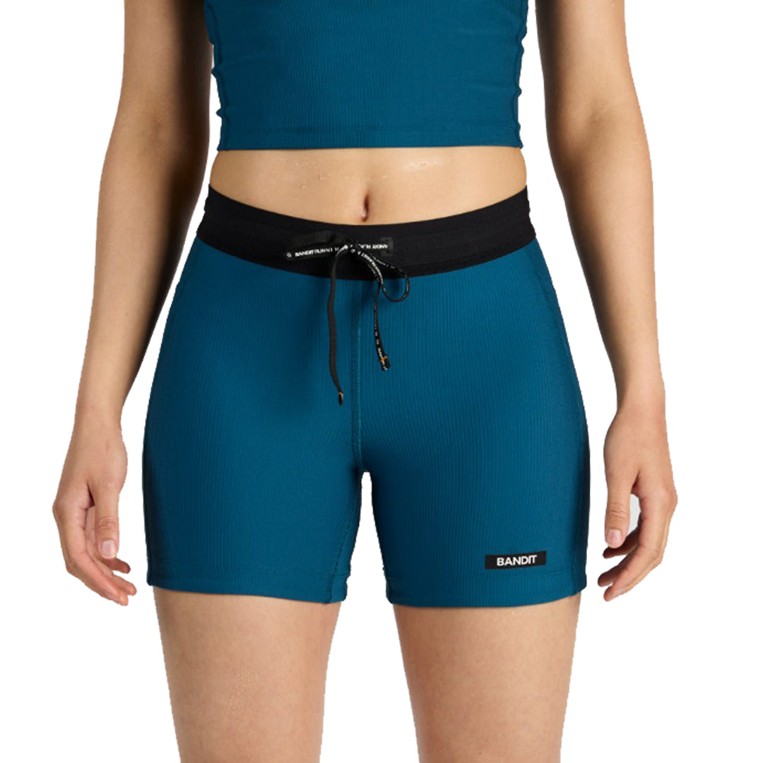 Bandit - Cadence 5" Compression Shorts - Deep Teal - Women's