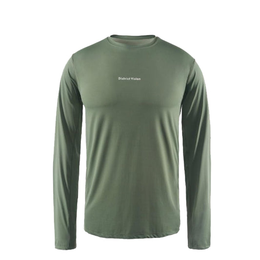 District Vision - Ultralight Aloe Long Sleeve Tee - Sage - Men's