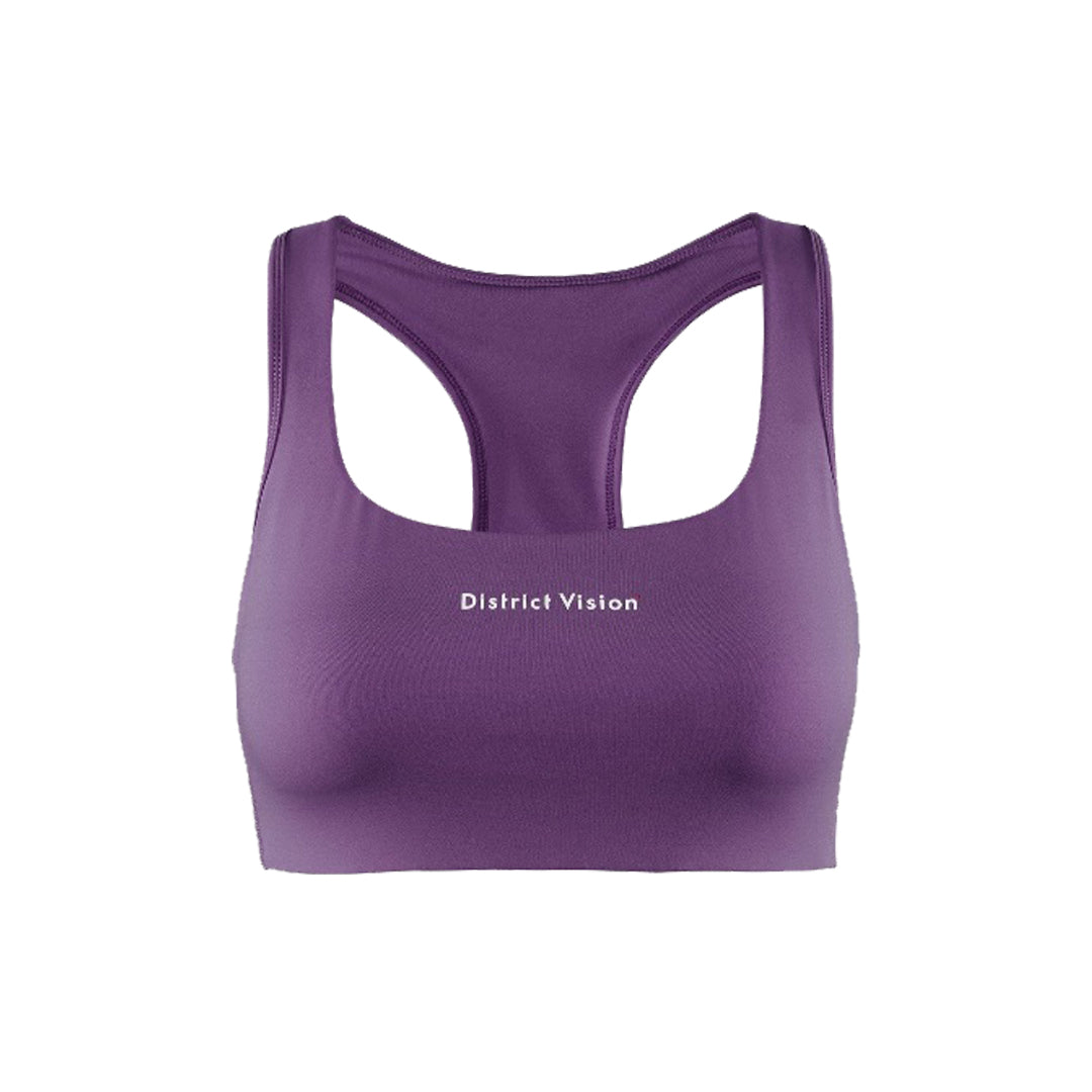 District Vision - Twin Layer Medium Support Bra - Nightshade - Women's