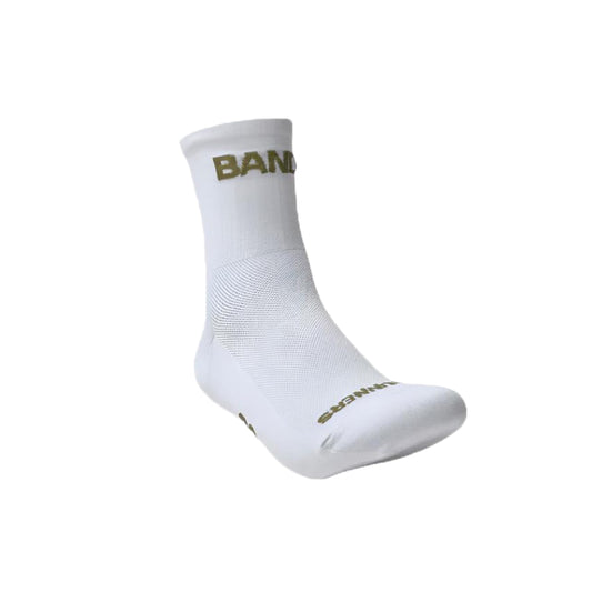 Bandit  - Lite Run Quarter Socks - Moss-White - 2-pack