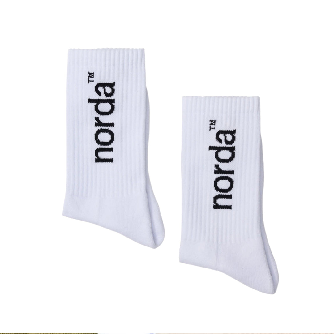 norda - Retro Socks - White