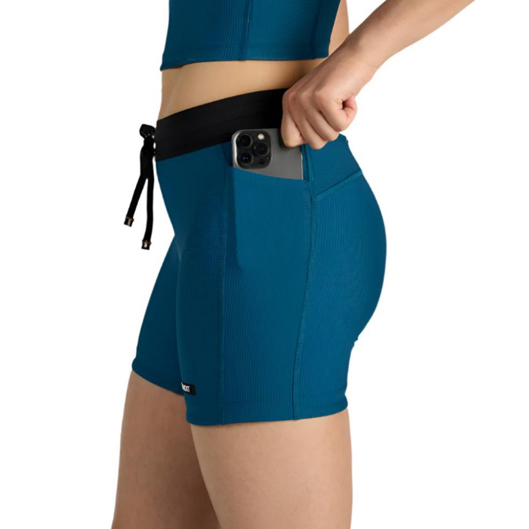 Bandit - Cadence 5" Compression Shorts - Deep Teal - Women's