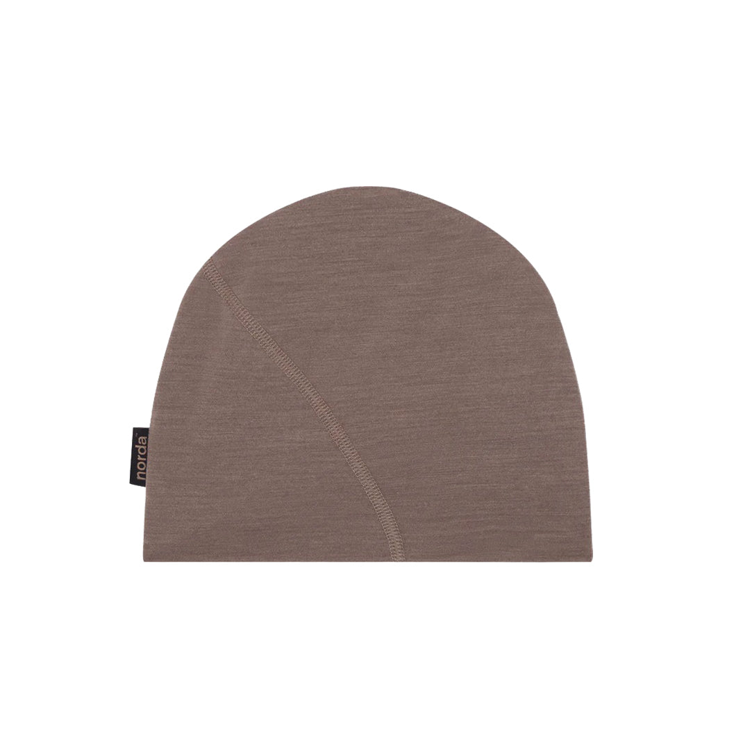 SOAR X norda - Merino Silk Beanie - Deep Taupe