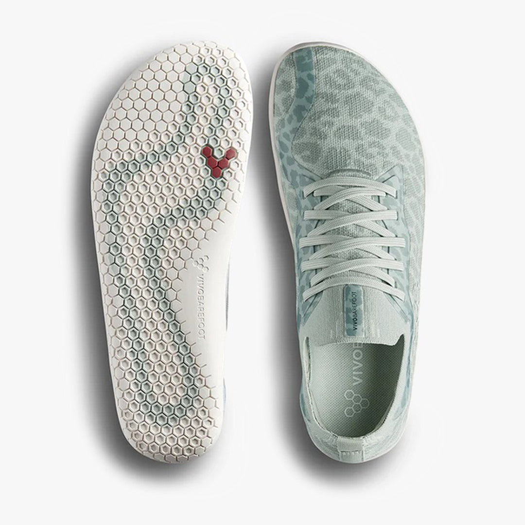 Vivobarefoot - Primus Lite Knit - Frosted Mint Leopard - Women's