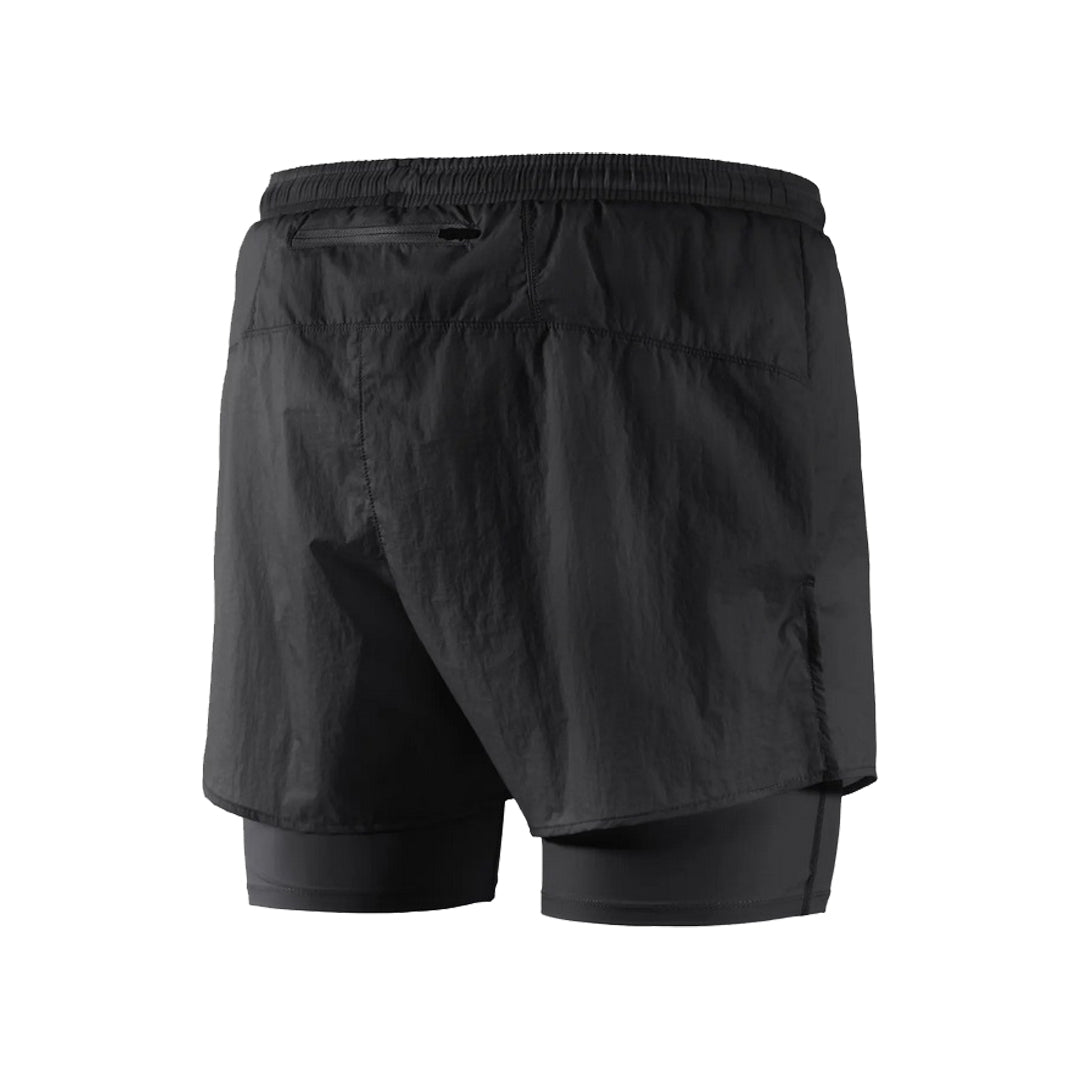 District Vision - Ripstop Layered Trail Shorts - Black - Men's