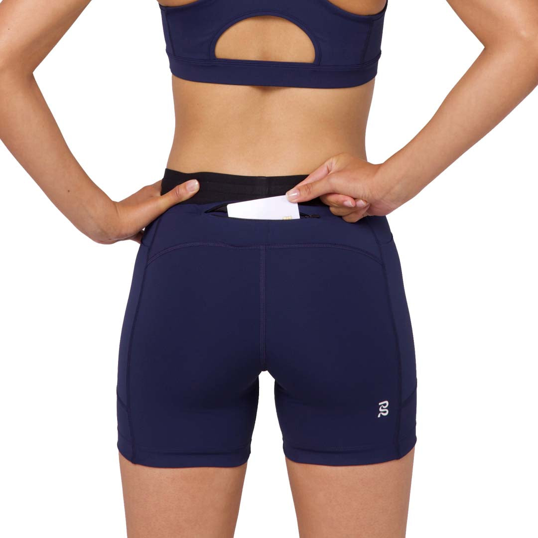 Bandit - Stamina 5" Compression Shorts - NY Navy - Women's