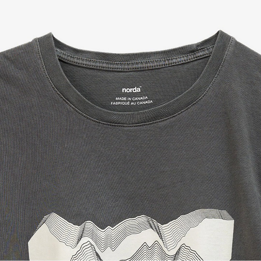 norda - Mindscape Tee - Sun-Faded Black - Men's