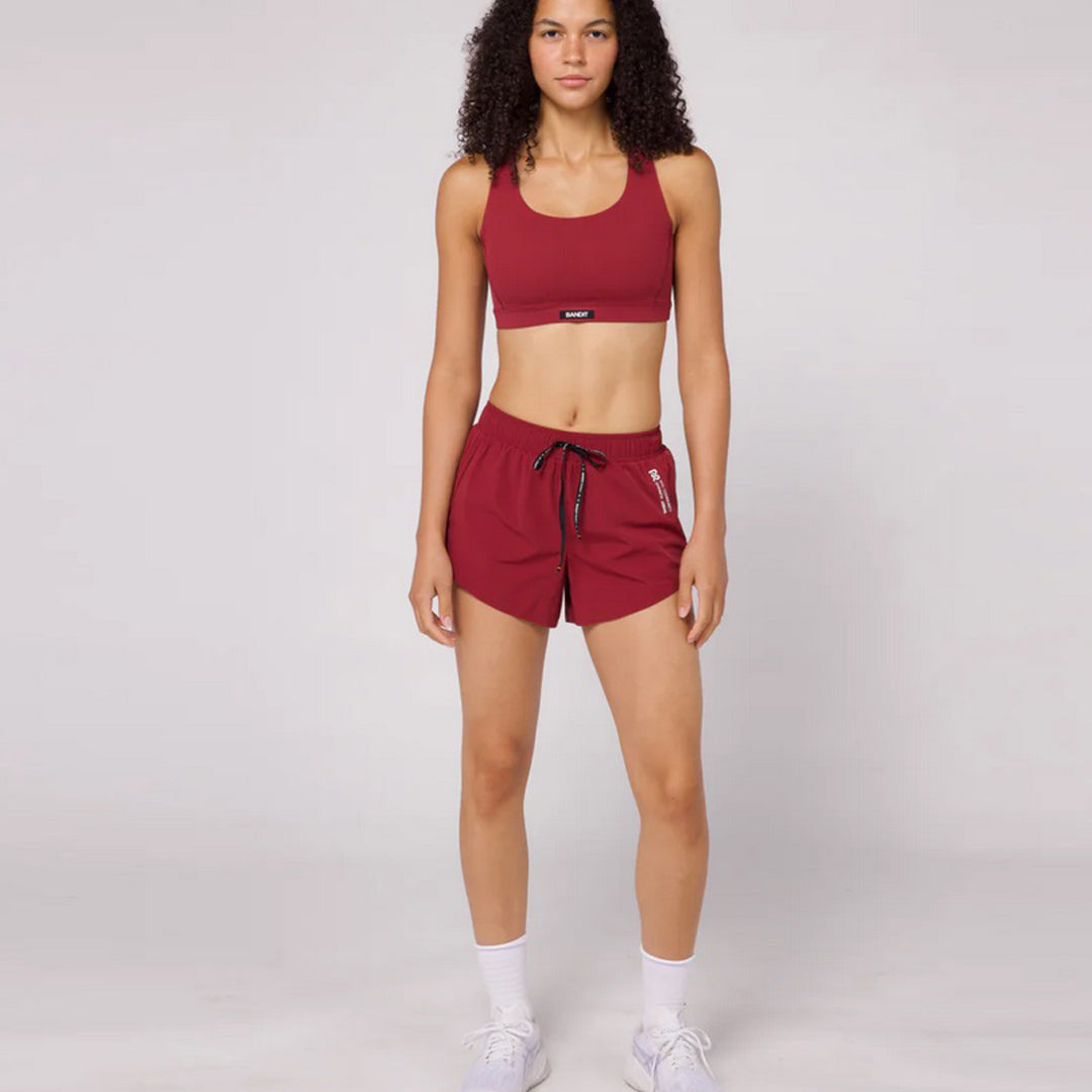 Bandit - Vento 4" Training Short - Cherry - Women's