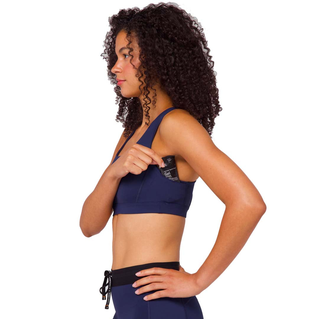 Bandit - Stamina™ Scoop Neck Run Bra - NY Navy - Women's