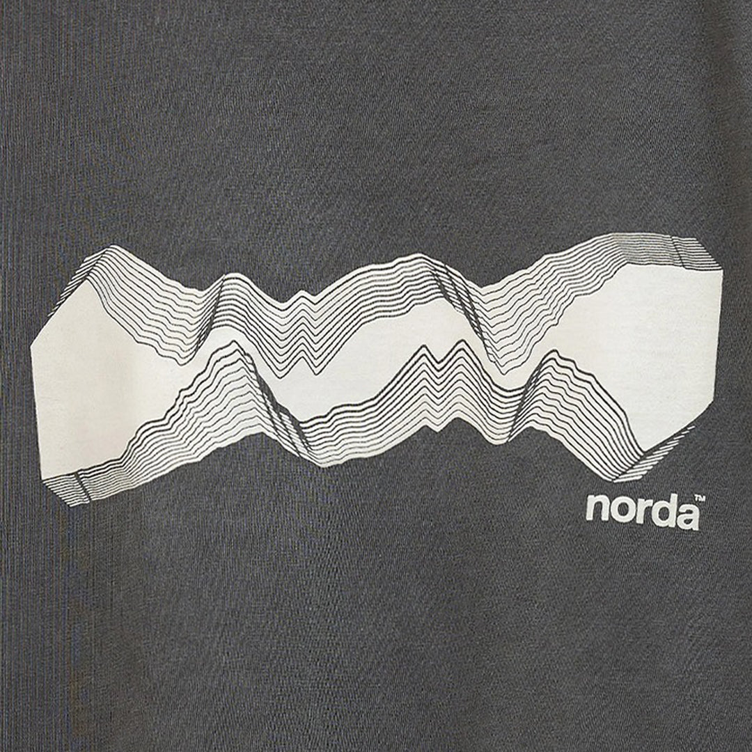 norda - Mindscape Tee - Sun-Faded Black - Men's