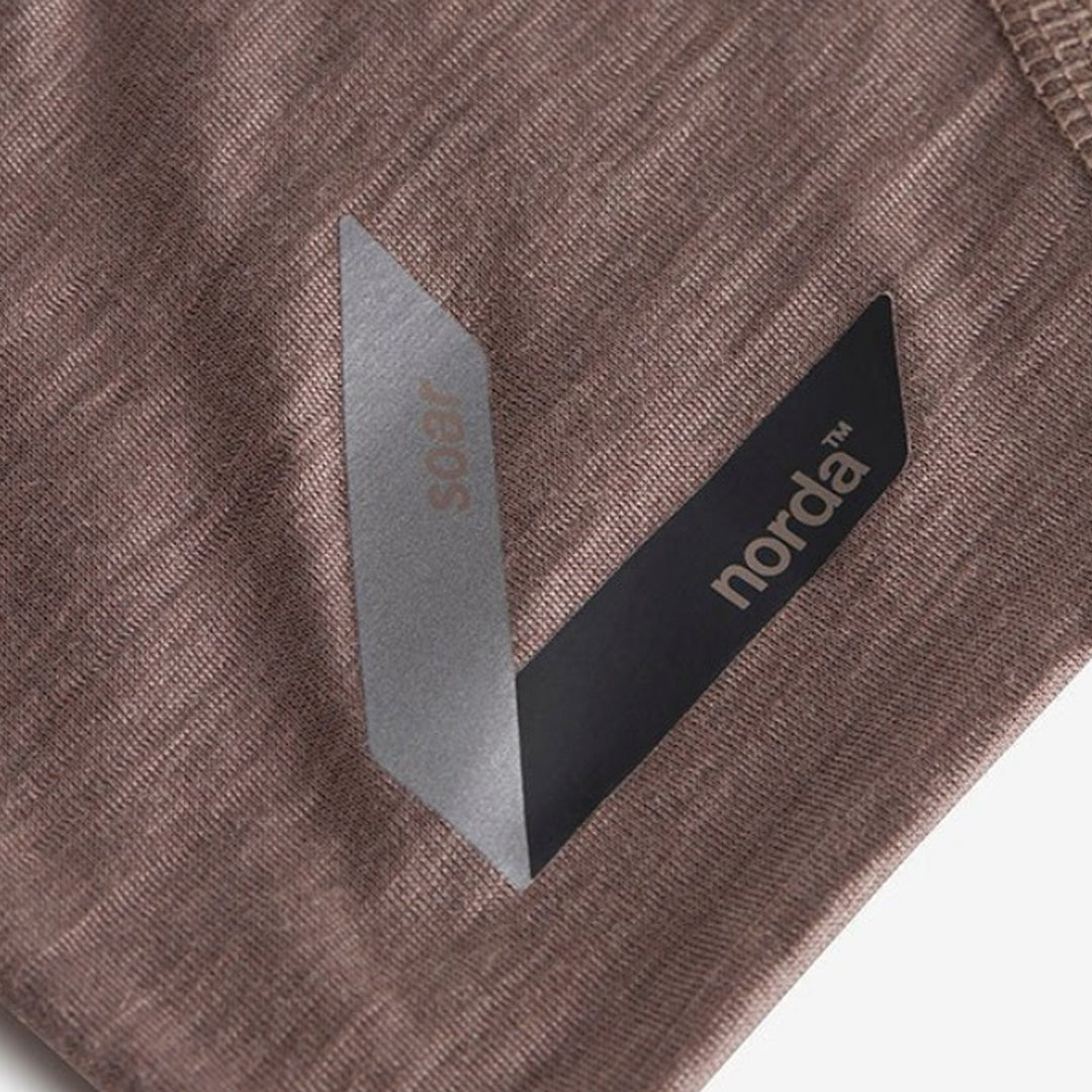 SOAR X norda - Merino Silk Beanie - Deep Taupe