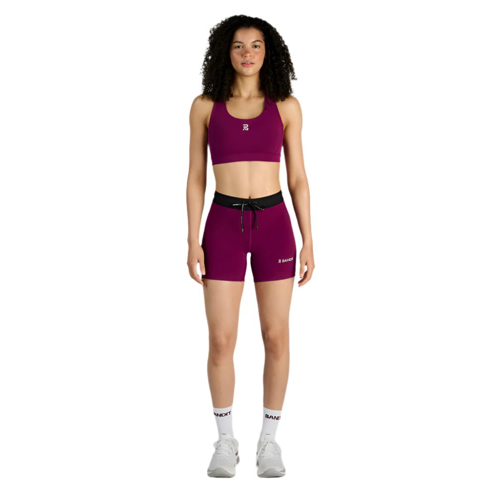 Bandit - Stamina 5" Compression Shorts - Deep Plum - Women's