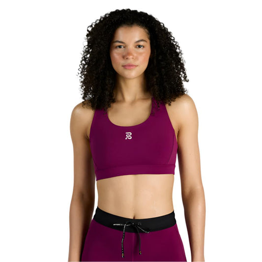 Bandit - Stamina Scoop Neck Run Bra - Deep Plum - Women's