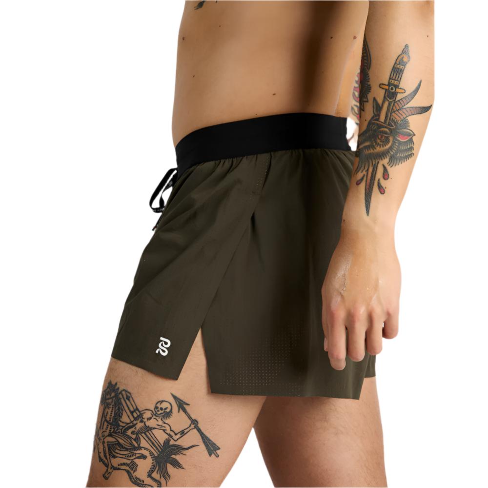 Bandit - Vento™ 3" Splitty Short - Olive - Men's