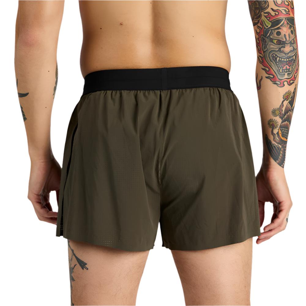 Bandit - Vento™ 3" Splitty Short - Olive - Men's