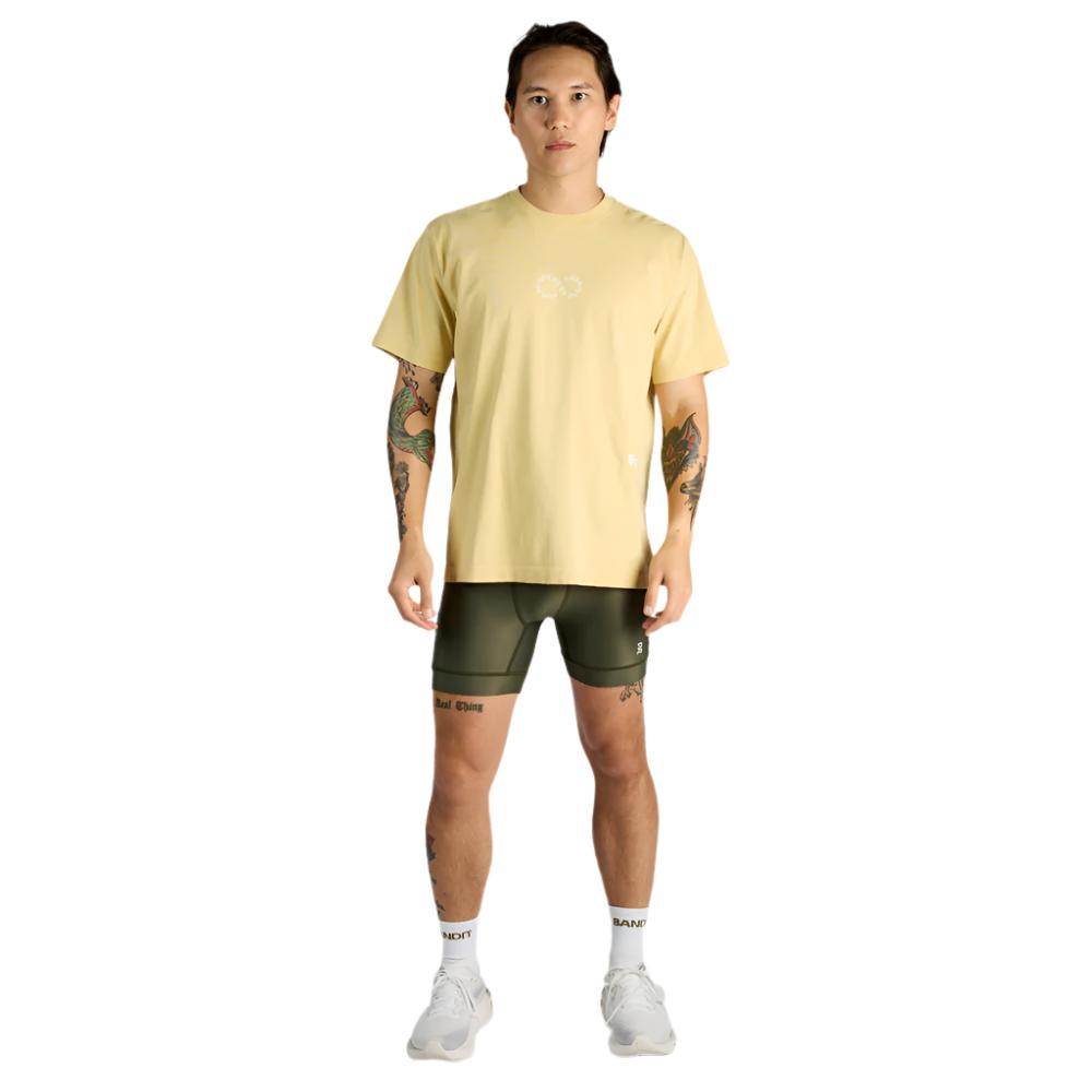 Bandit - For Runners By Runners Cotton Tee - Straw - Unisex